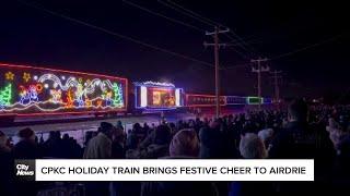 CPKC Holiday Train brings festive cheer to Airdrie