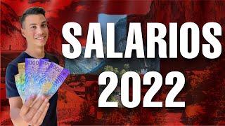 Salarios en Suiza para 2022 