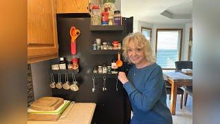 Magnetic Shelf Rack for Side of Refrigerator!