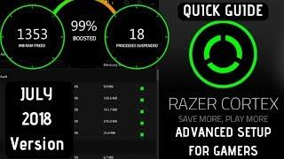 Razer Cortex Game Booster - Advance Setup July 2018 | INCREASE FPS |