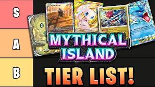 The Ultimate MYTHICAL ISLAND Pokemon TCG Pocket TIER LIST!