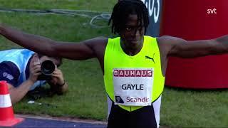 Tajay Gayle jumps a windy 8.55m | Stockholm Diamond League