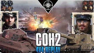 High Casualties, Higher Stakes | 4v4 Lanzerath Ambush | CoH2 Cast #175