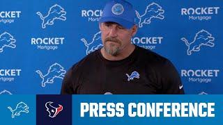 Dan Campbell postgame media availability | 2024 Week 10: Lions at Texans