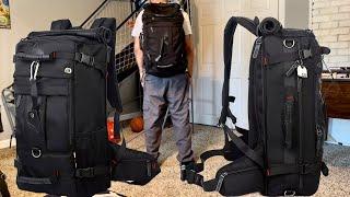 KAKA 50L Multifunction Backpack Waterproof. Rucksack style. 4 month update. Loved it in Europe.