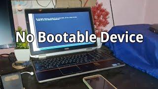 How to fix no bootable device on acer laptop | How to fix no bootable device issue on laptop