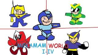 Mega Man World GB 1-4 during its early development