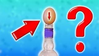 Amazing EGG TRICK. How to Get an Egg in a Bottle Experiment