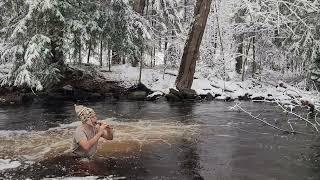 Native American pocket flute (in the lake)