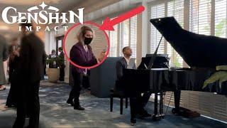 I played Genshin Impact on piano at a wedding