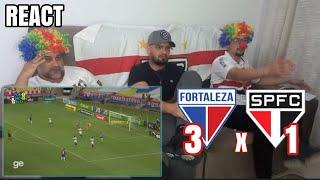 REACT FORTALEZA 3X1 SÃO PAULO - MAIS UMA HUMILHAÇÃO