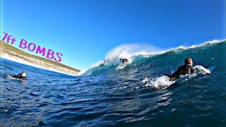 POV Surf - South West Groveling - 6-7 ft Bears and North Point GoPro POV surfing