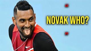 Nick Kyrgios Casually Toying Prime Djokovic Twice in 14 Days