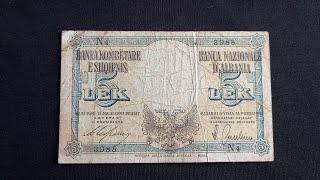 ALBANIA 5 Lek (1940) | Banknote Encyclopedia