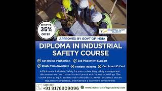 Diploma in Industrial safety Course in Chennai with Safety Officer Job Placement Support