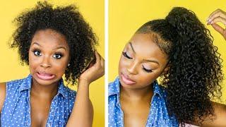 Easy 5min Ponytail | Ft. CutiePie Tresses