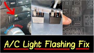 A/C Light Blinking Fix, Weird Loud Noise, AC Not Blowing Cold Air Anymore Quick Fix DIY Review