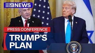 IN FULL: Donald Trump and Benjamin Netanyahu press conference | 9 News Australia