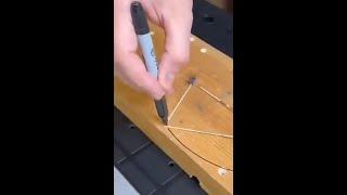 Watch how to draw a perfect circle.#diy#diycrafts#howto