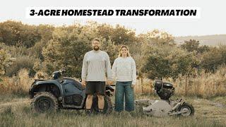 Turning abandoned land into an off-grid homestead & campsite