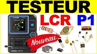 Testeur électronique FNIRSI lcr-p1 transistor mosfet igbt diode zener condensateur inductance triac