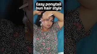 2 minute Easy Bun hair style #viral #shorts #hairstyle #bunhairstyle /glamorousroopa