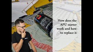 ATA 49 How to replace Starter on A320 APU