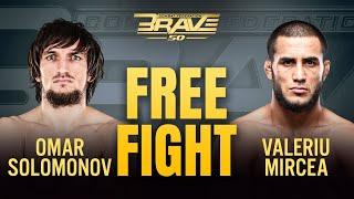 Omar Solomonov vs Valeriu Mircea  | FULL FIGHT | BRAVE CF 50