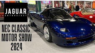 Jaguar Enthusiasts' Club stand tour at the 2024 NEC Classic Motor Show