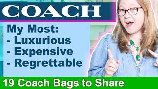 My Most Luxurious, Expensive, Regrettable COACH Bags || Coach Superlatives Tag || Autumn Beckman