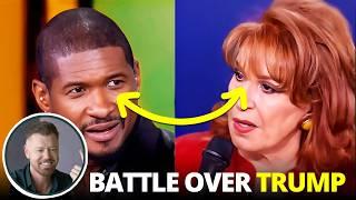 Usher vs. Joy Behar: Tries to Corner Him Into Slamming Trump - He Shuts Her Down