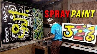 Spraypaint & Graffiti Experiments with Peter Draws