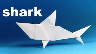 Easy Origami Shark - Origami Easy Tutorial. How to make an origami Shark