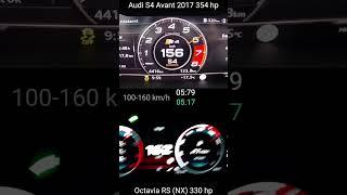 Octavia RS NX Stage 1 vs Audi S4 Avant 2017 354 hp