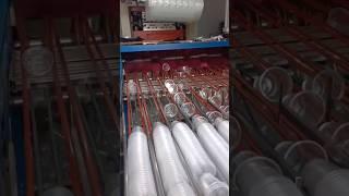 Disposable plastic glass cups making machine #plastic #glasses #glassmachine #automation #shorts