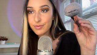 ASMR doing your makeup  personal attention + mouth sounds