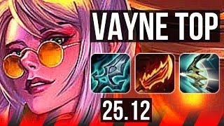 VAYNE vs AATROX (TOP) | 7 solo kills, 700+ games, Dominating | EUW Master | 25.12