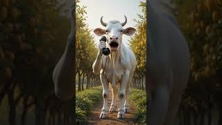 Beautiful story of a farmer cow and monkey  #youtubeshorts  #animals  #ytshorts  #viralshorts  #ai