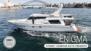 Enigma | Luxury Private Boat Hire | Sydney Harbour Days