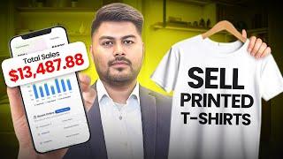 Sell Printed T-Shirts in USA with Zero Investment | Using Kittl #hrishikeshroy #printedtshirt