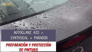 ABRILLANTA Y PROTEGE en 1 paso AutoGlanz AIO - SynthSeal (sellante) - Paradox (cera)