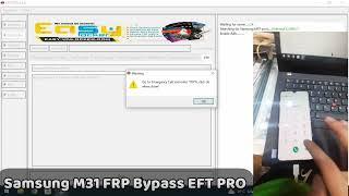 Samsung M31 FRP Bypass EFT PRO