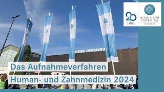 Das war das Aufnahmeverfahren Human- und Zahnmedizin 2024 an der MedUni Innsbruck