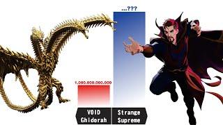 Characters Who Can DEFEAT VOID GHIDORAH - Void Ghidorah Power Level