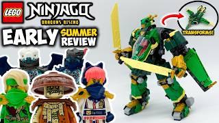 Lloyd's Jet Mech EARLY Summer 2025 Review! Ninjago Dragons Rising Set 71845