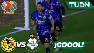 ¡GOL DE LA BOMBA! Henry Martin marca el primero | América 1-0 Santos | Liga Mx -AP2024 - J12 | TUDN