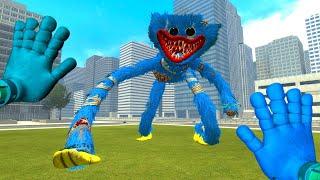 THIS HUGE AND TERRIBLE HUGGY WUGGY FROM POPPY PLAYTIME 4 IS TRYING TO CATCH AND EAT ME AGAIN - GMOD