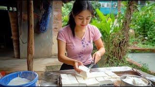 How To Make Handmade Tofu and Take The Tofu Go To Market Sell | Harvest Life