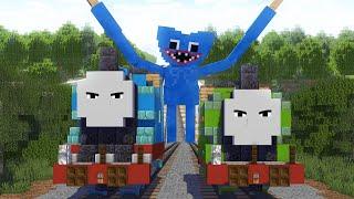 Thomas's Revenge on Huggy Wuggy in Minecraft Animation