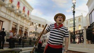 Romantic Gondola ride at The Venetian Hotel Las Vegas